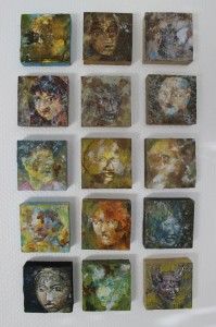 15 carrés de 10 X 10 cm juin 2015